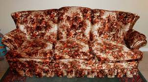 We recently rescued hundreds of yards of vintage upholstery fabrics and supplies from our warehouse. It Came From The 70s The Story Of Your Grandma S Weird Couch Collectors Weekly