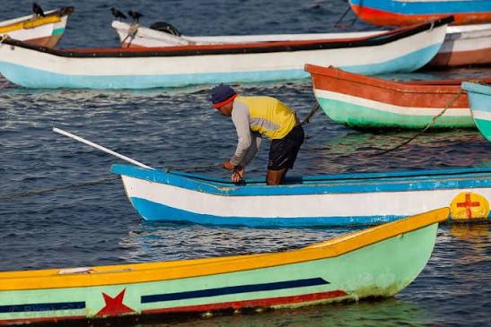 Brett Cole Photography | Fishing boats in Mahim Bay near Worli, Mumbai, India. photo