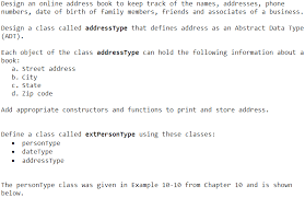 I think mina will take a short break from the industry and may return to japan to spend time with her family and get some. Solved Design An Online Address Book To Keep Track Of The Chegg Com