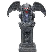 Gargoyle Animated Halloween Decoration Walmart Com Animated Halloween Decorations Halloween Props Animated Halloween Props