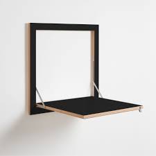 Flapps Kittchen Tisch 60x60 1 Schwarz Wandtisch Wandtisch Klappbar Klapptisch