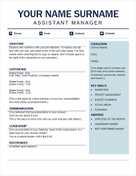 Simple, attractive and professional layout. Resumes And Cover Letters Office Com