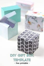 2015 free printable christmas boxes roundup. Diy Gift Box Template Gathering Beauty