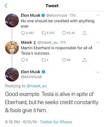 Elon musk has taken another swipe at facebook. Elon Musk Deletes Tweet Attacking Tesla Cofounder Martin Eberhard Business Insider