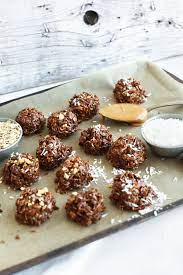 Coconut No Bake Cookies Minimalist Baker Recipes Recipe Clean Eating Dessert Recipes Clean Eating Desserts Baker Recipes