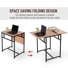 Shop for home office side table online at target. 36 47 Wood Top Drop Leaf Folding Computer End Side Table Writing Laptop Desk Desks Home Office Furniture Furniture