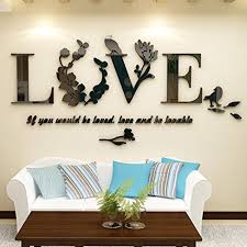Clearance Wensltd Stylish Removable 3d Leaf Love Wall Sticker Art Vinyl Decals Bedroom Decor Wall Stickers Living Room Wall Stickers Bedroom Sticker Wall Art
