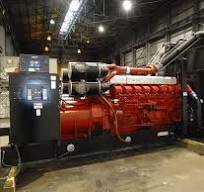 Used Baldor 2000kW standby diesel generator set. Mitsubishi ...