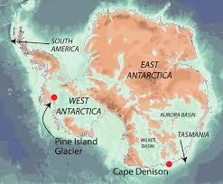 Antarctica As It Would Be Without Its Ice Showing The Vulnerability Of West Antarctica And Part Of East Antarctica To Warming S Antarctica Map Infographic Map