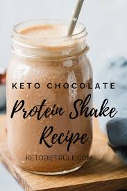 The Best Chocolate Keto Protein Shake Recipe Under 10g Of Carbs Recipe Protein Shake Recipes Chocolate Protein Shakes Keto Protein Shakes