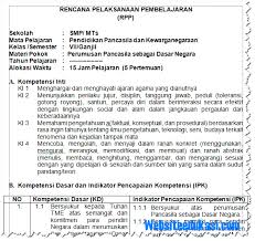 Kemampuan berpikir tingkat tinggi atau hots (higher order thinking skill). Rpp Pkn Kelas 7 Smp Mts Kurikulum 2013 Revisi Terbaru Websiteedukasi Com