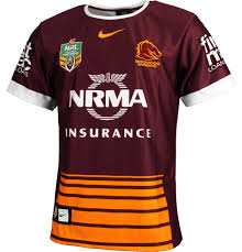 The home jersey of the brisbane broncos. Brisbane Broncos Nrl 2016 Nike Home Away Shirts Rugby Shirt Watch