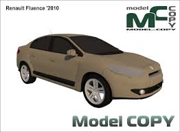 Renault Fluence 2010 3d Model Model Copy In 2020 Renault Fluence Renault Commercial Vehicle