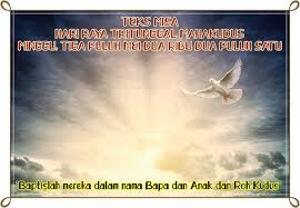 Jun 26, 2021 · bacaan injil hari minggu 27 juni 2021 kalender liturgi 27 juni 2021 minggu pekan biasa xiii bacaan i: Teks Misa Hari Raya Tritunggal Mahakudus Minggu 30 Mei 2021 I H S