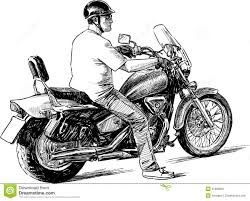 Pessoa Em Uma Motocicleta Ilustracao Do Vetor Ilustracao De Motocicleta 31682891