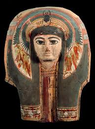 Painted Wooden Mask From A Sarcophagus New Kingdom 1307 945 B C The Barakat Gallery Ancient Egyptian Ancient Egypt Gods Egyptian Artifacts
