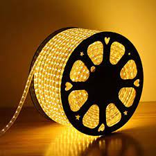 Blue and turquoise light strip intersect each other. 15m Yellow Led Strip Light Led Tape Lighting