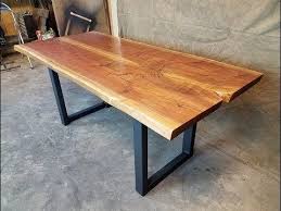 Jamestown Live Edge Dining Table Grey And Black Table Live Edge Dining Table Dining Table Live Edge Table
