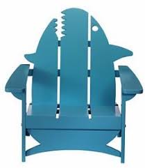 Painted Adirondack Chairs From Lands End Shark Decor Adirondack Chairs Art Chair
