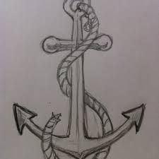 There are easy pictures to draw everywhere you look. How To Draw An Anchor Feltmagnet