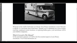 Image result for Honey Gold 1979 Motor Home