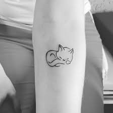 Black And White Cat Tattoo Ideas Small Cat Tattoo Ink Youqueen Girly Tattoos Cat Tattoo Designs Cute Cat Tattoo Cat Tattoo Small