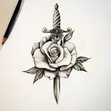 The rose stands for beauty, love, friendship, and vitality, whereas the dagger signifies death, betrayal, destruction, and insidiousness. Pin On Love It
