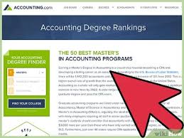 How long does it take to get an accounting degree. How To Get Accounting Degrees Online With Pictures Wikihow
