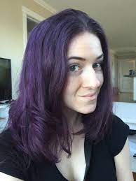 Be careful around your hair line and where you typically part your hair to get those areas thoroughly. Punky Colour Plum On Unbleached Hair I Love It Fancyfollicles