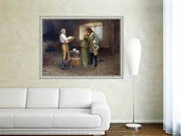 Lomax.' (lower left) oil on panel 18 x 14 in. Over The Border By John Arthur Lomax 1857 1923 United Kingdom Museum Art Reproductions John Arthur Lomax Wahooart Com