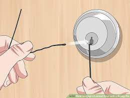 Jun 25, 2009 · apply minimum torque to the tension wrench, insert the bobby pin into the keyway, make use of a vibrating motion, or scrubbing over the pins, after a few se. How To Open A Locked Door With A Bobby Pin 11 Steps In 2021 Picking Locks Bobby Pins Bobby Pins Paper Crafts Diy Tutorials