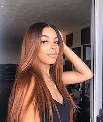 Keep your natural hair color in mind. Amazon Com Honey Brown Lace Front Wig With Dark Root Ombre Lace Wig Handmade Wigs Synthetic Hair Smooth Straight Wigs For Women 30b 33 Beauty