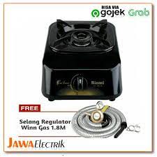 Adalah kompor gas yang biasanya ditempatkan di atas meja. Paket Kompor Rinnai Ri 301s Kompor Gas 1 Tungku Selang Regulator Winn Shopee Indonesia
