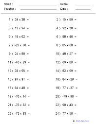 These graphing worksheets are perfect for teachers, homeschoolers, moms, dads, and children looking for some practice in graphing problems and graph paper for various types of problems. Multiplication Worksheets Dynamically Created Multiplication Worksheets