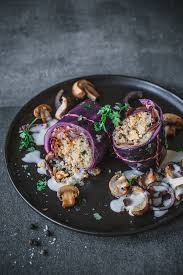 Quinoa Rotkohl Rouladen Rezept Rotkohl Sudtiroler Speck Rezepte