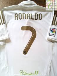 Real madrid 2005 camiseta shirt jersey maillot ronaldo cristiano figo zidane. Real Madrid Home Maillot De Foot 2011 2012 Sponsored By Bwin