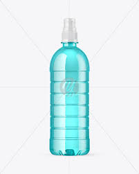 Download Color Pet Bottle With Sport Cap Mockup In Packaging Mockups On Yellow Images Object Mockups