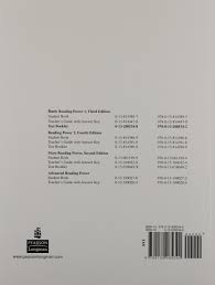 Basic reading power 1 teacher's guide with answer key, 3rd edition by beatrice s. Basic Reading Power 1 Test Booklet Linda Jeffries Beatrice S Mikulecky 9780132085342 Amazon Com Books