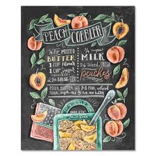 Peach Cobbler Recipe Print Peach Cobbler Recipe Peach Cobbler Food Illustrations