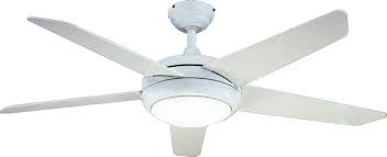 Fantasia Ceiling Fans 114086 52in Neptune White Ceiling Fan With Light