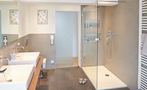 Ebenerdige Dusche Mit Eingelassener Ablage Ebenerdige Dusche Badezimmer Innenausstattung Badezimmer Umbau