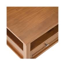 Handcrafted with high quality, solid pine wood, the beautiful warm shaker coffee table from simpli home enhances any home. Simpli Home Warm Shaker Square Rustic Wood 1 Drawer Coffee Table Light Golden Brown Axcrwsh02 Lgb Best Buy
