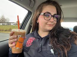 We're in love with the new Dunkin' Valentines Day cups !!!❤️.  #heartshapedstraw