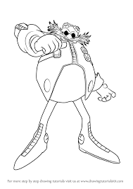 * * * * dr. Learn How To Draw Dr Eggman From Sonic The Hedgehog Sonic The Hedgehog Step By Step Drawing Tutorials Draw Doctor Eggman Sonic
