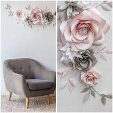 4.5 out of 5 stars 234. Paper Wall Flowers Paper Blooms Wall Decor Nursery Wall Etsy In 2021 Paper Flower Wall Flower Wall Decor Paper Flowers