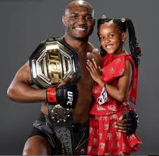 Kamaru usman with his girlfriend and daughter photo: 0yndfst03s2ylm
