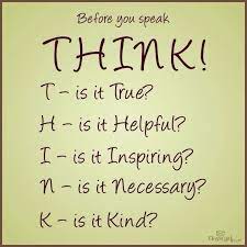 Think Before Speaking Quotes Quotesgram