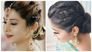 Short hairstyle this is one of the most simple and popular hairstyles that could be worn with a saree. Easy Hairstyle With Saree Jennifer Winget Hairstyle Wedding Party Hairstyles For Girls Youtube