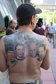 One of the best ways to let people know that you're down with captain kirk and mr. Ugliest Tattoos Star Trek Bad Tattoos Of Horrible Fail Situations That Are Permanent And On Your Body Funny Tattoos Bad Tattoos Horrible Tattoos Tattoo Fail Cheezburger