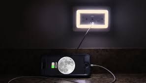Multiport 6 Outlet And 2 Usb Charging Station Night Light Pulsetv
